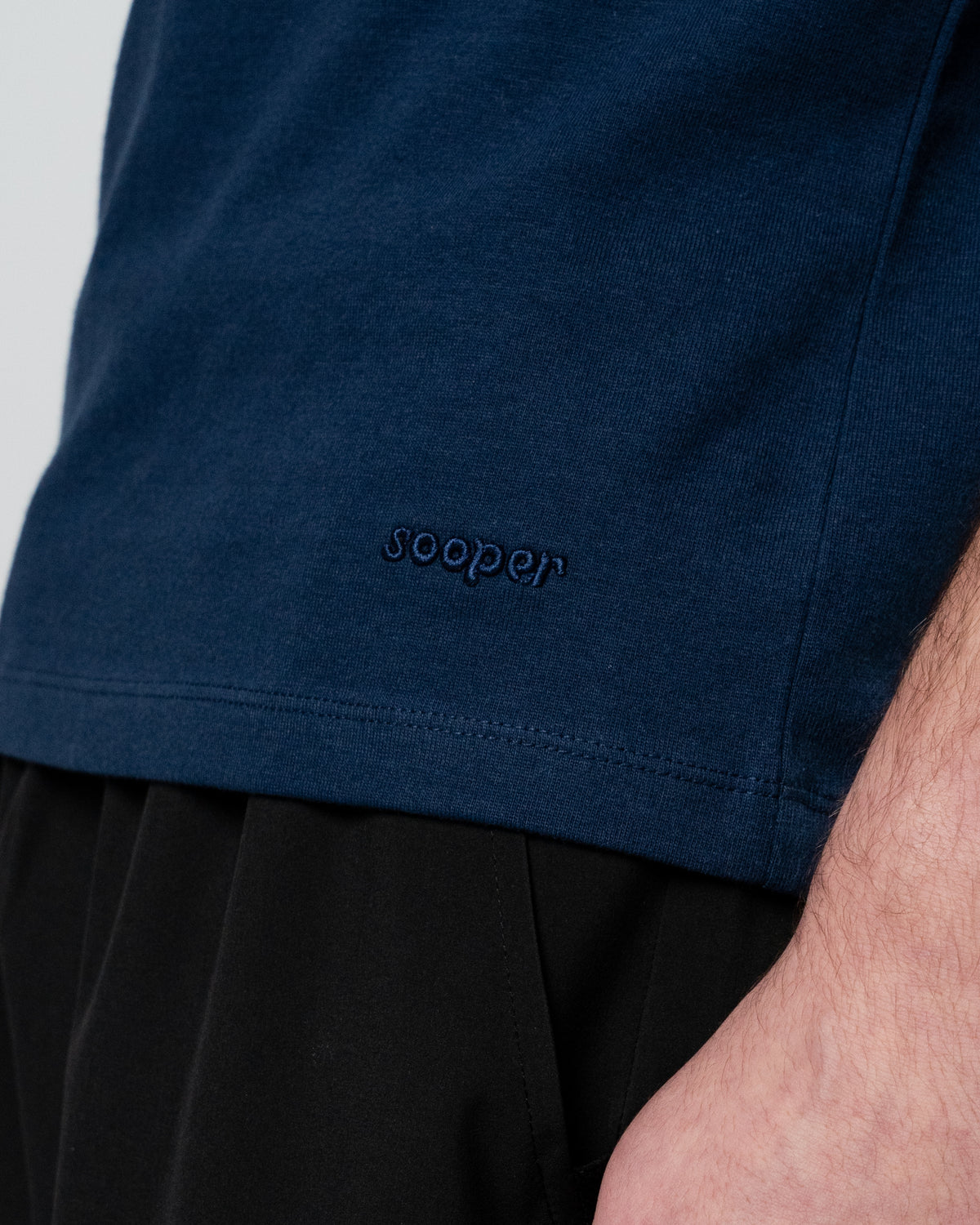Box-Fit Tee - Navy Blue