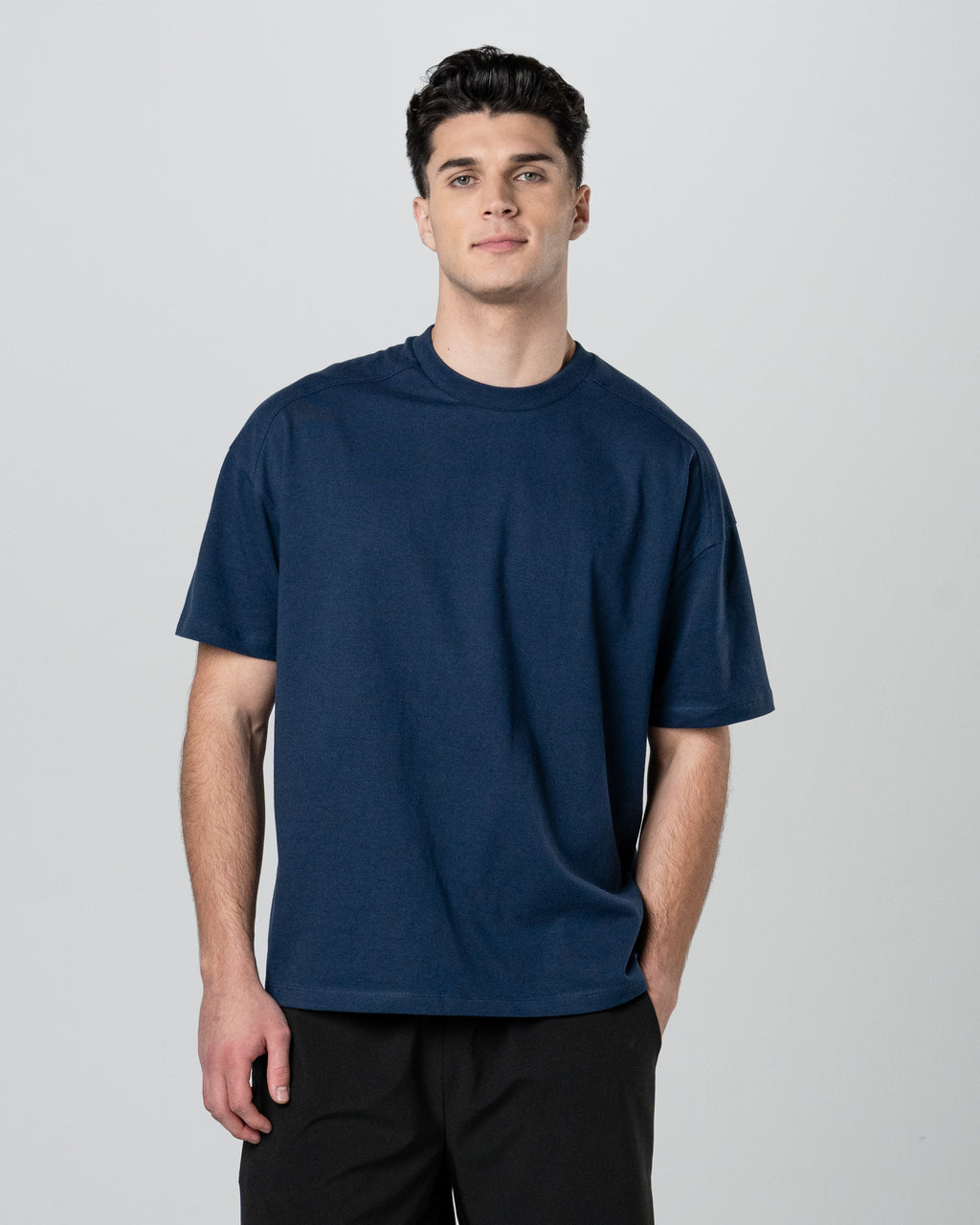 Box-Fit Tee - Navy Blue