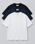 Box-Fit Tee 3-Pack - Black/White/Navy