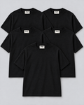 Box-Fit Tee 5-Pack - Black