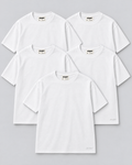 Box-Fit Tee 5-Pack - White