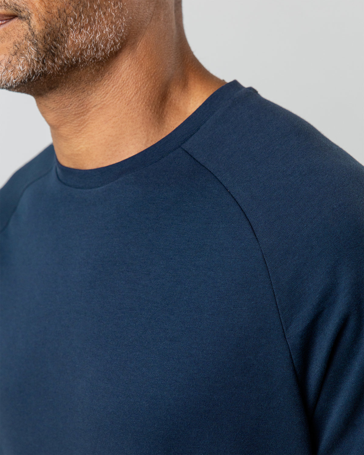 Sooper Raglan Tee - Navy Blue