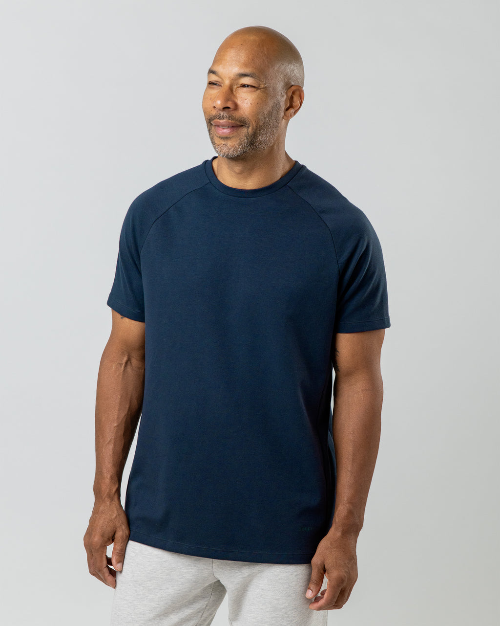 Sooper Raglan Tee - Navy Blue