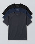 Sooper Raglan Tee 3-Pack - Black/Navy/Ebony