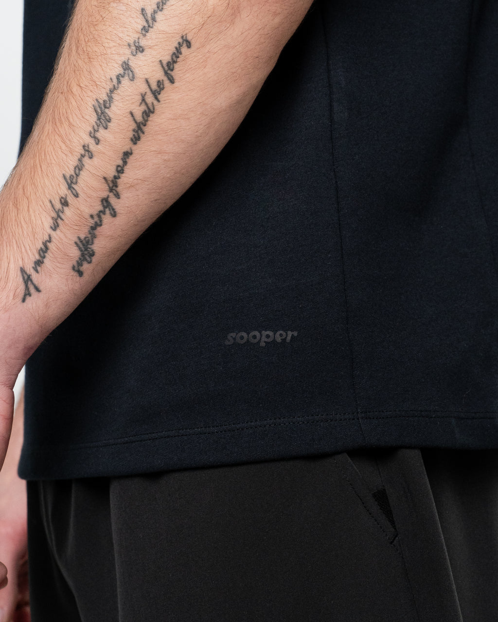 Sooper Raglan Tee - Black