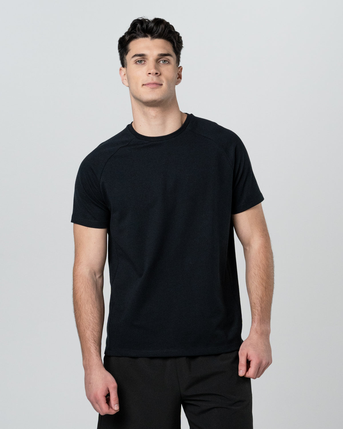 Sooper Raglan Tee - Black
