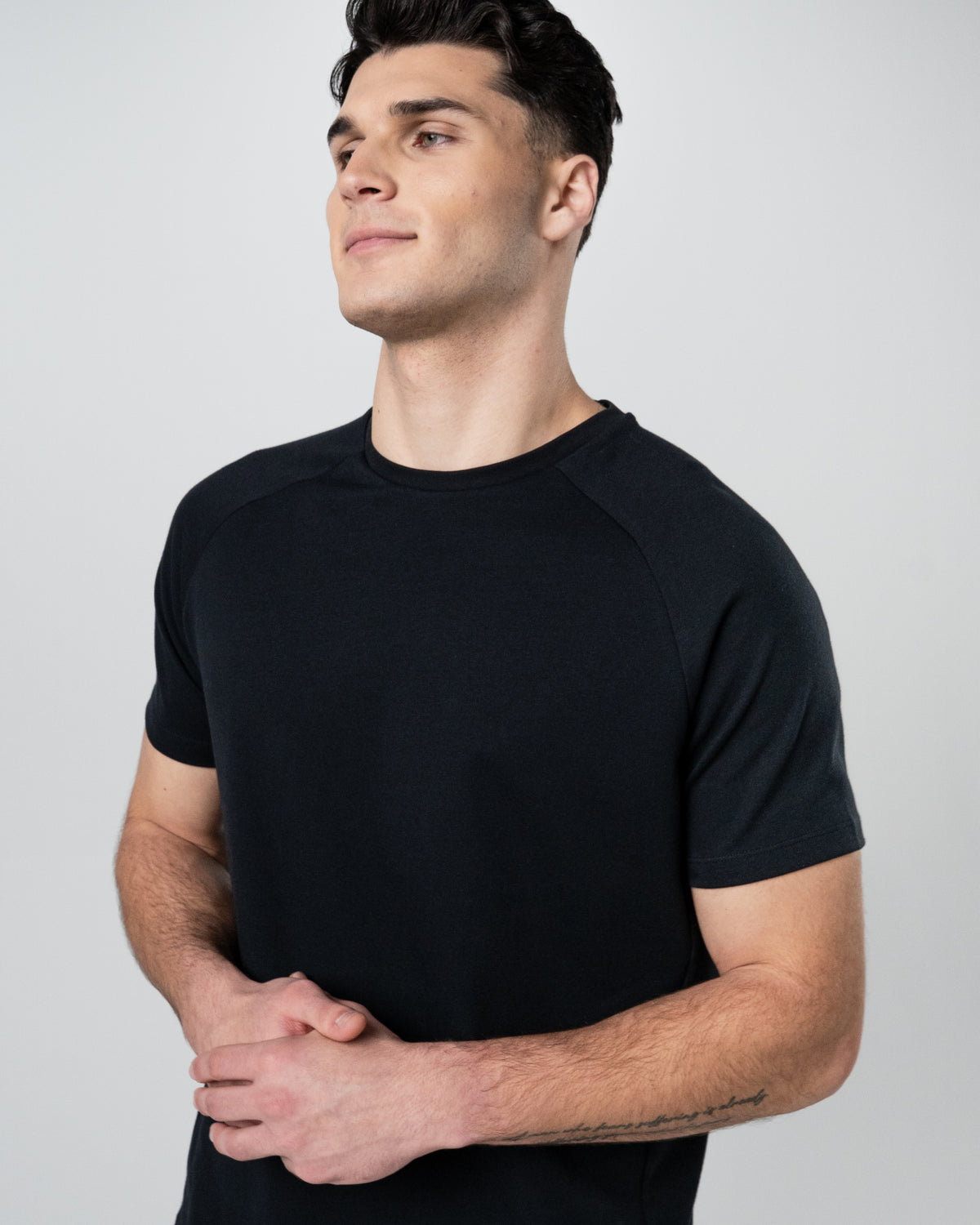Sooper Raglan Tee - Black