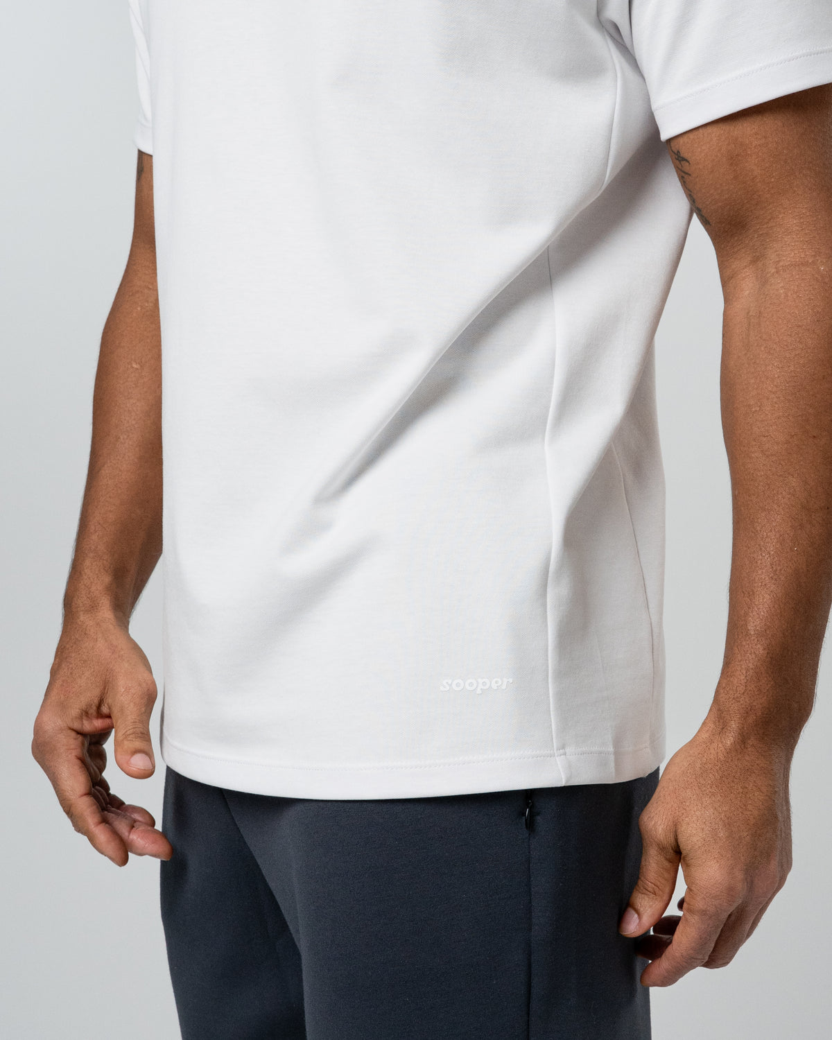 Sooper Raglan Tee - White
