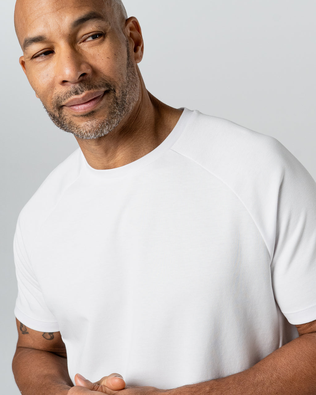 Sooper Raglan Tee - White