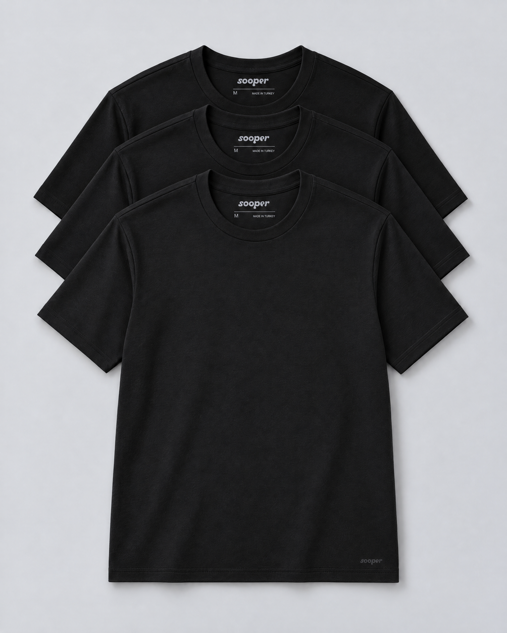 Sooper Tee 3-Pack - Black