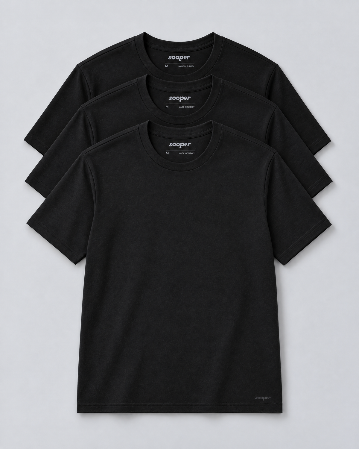 Sooper Tee 3-Pack - Black
