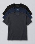 Sooper Tee 3-Pack - Black/Navy/Ebony