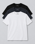 Sooper Tee 3-Pack - Black/White/Ebony