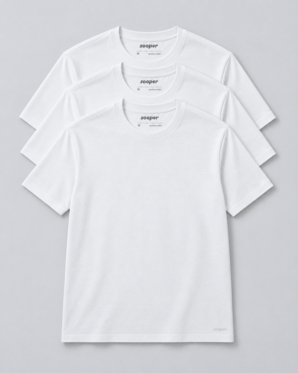 Sooper Tee 3-Pack - White