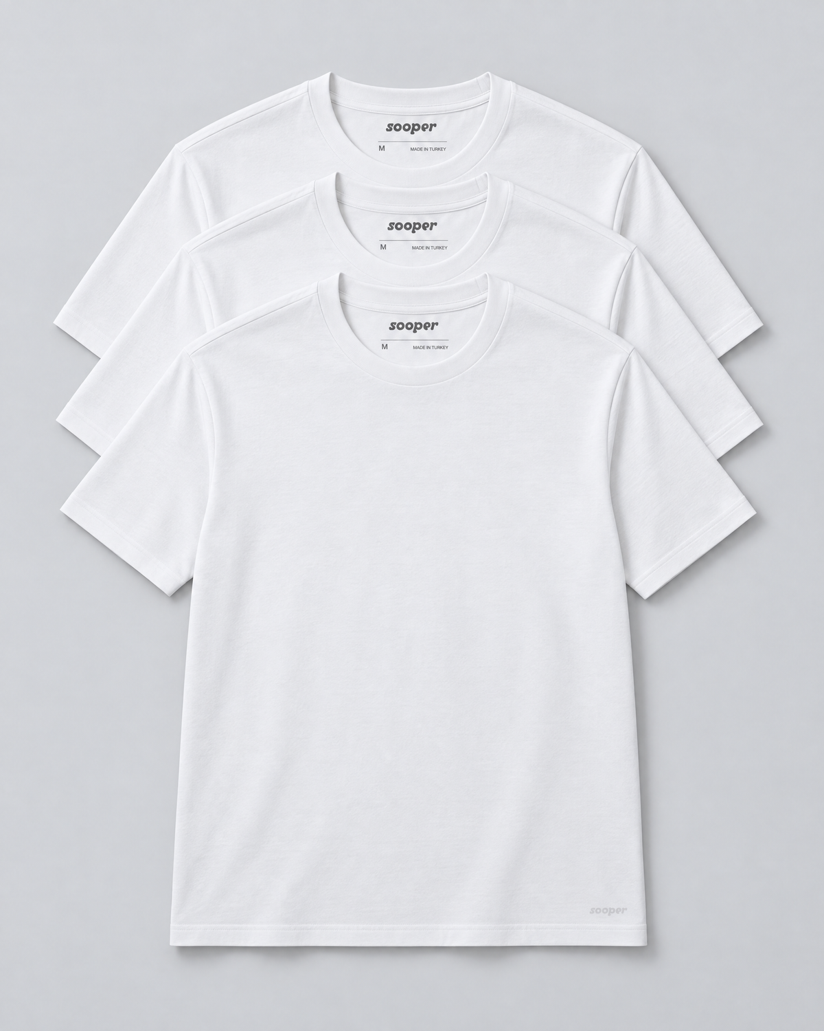 Sooper Tee 3-Pack - White