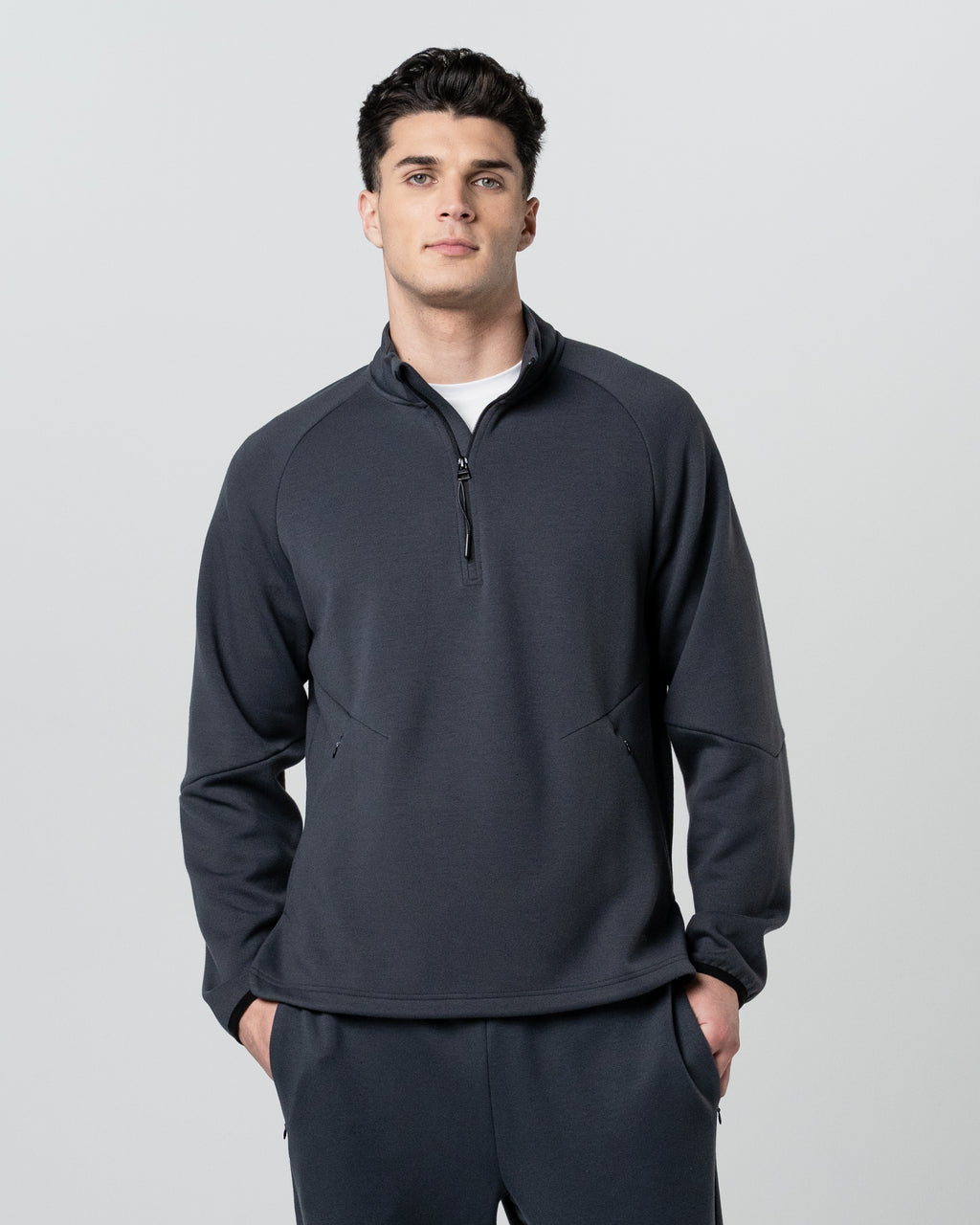 Tech Quarter-Zip - Ebony