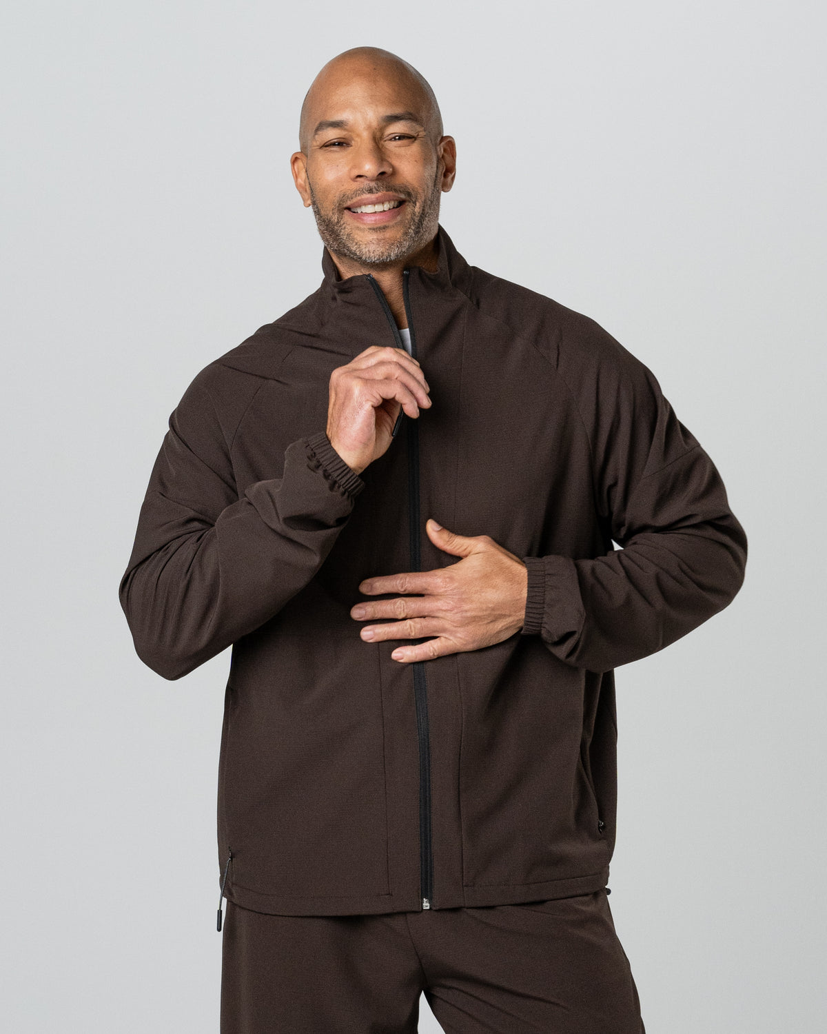 Track Jacket - Brown